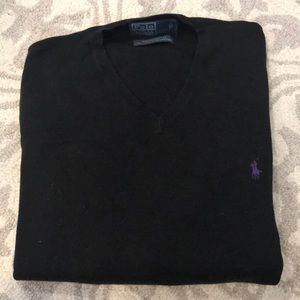 Ralph Lauren Black Cotton Sweater